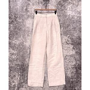 Wilfred Cream Wide-Leg Trousers